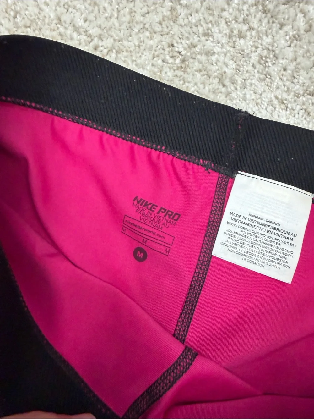 Nike Pro Women's Compression Performance Shorts 3 Pair Bundle Size Medium